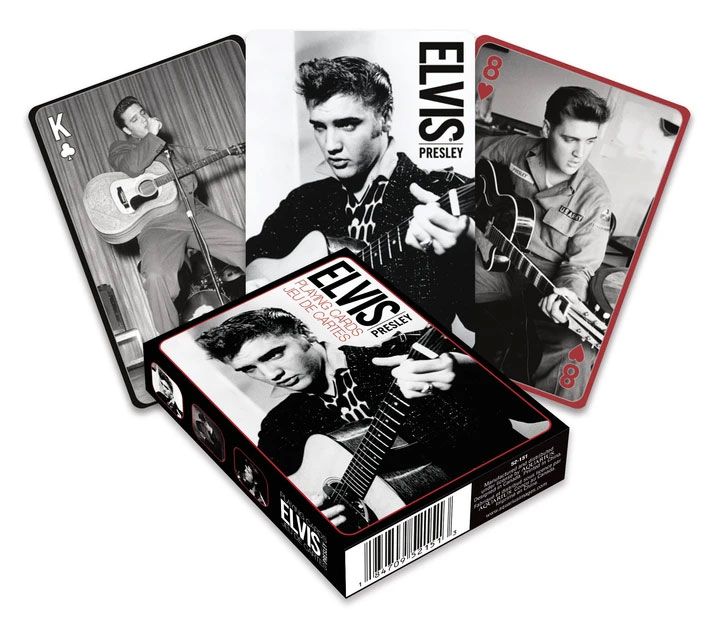 Photo du produit Elvis Presley jeu de cartes à jouer Black & White