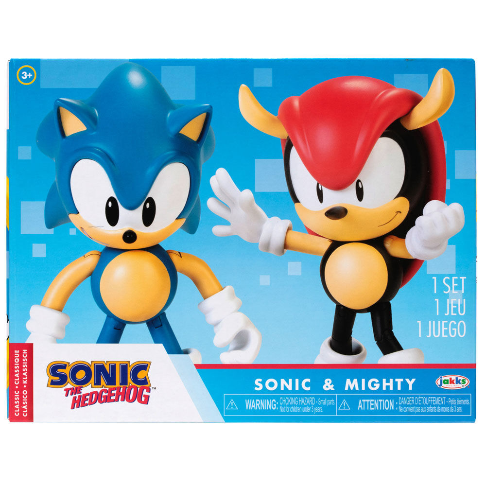 Photo du produit Coffret figurines Sonic & Mighty Sonic The Hedgehog 10cm