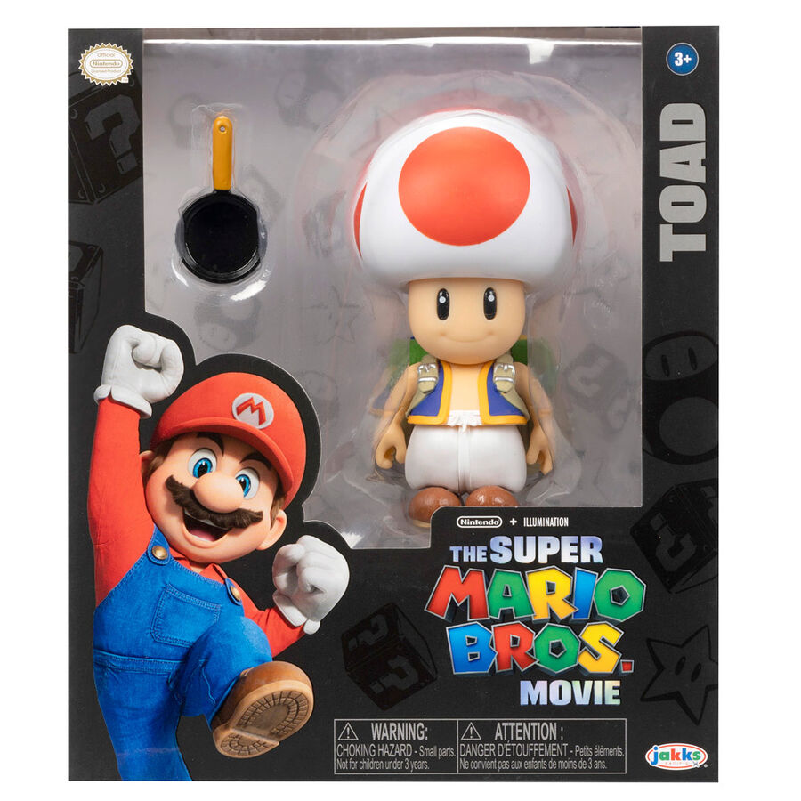 Photo du produit Super Mario Bros. le film figurine Toad 13 cm
