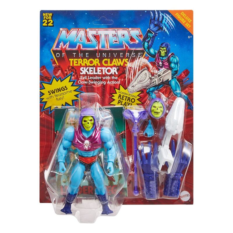 Photo du produit Masters of the Universe Origins Deluxe figurine 2022 Terror Claws Skeletor 14 cm