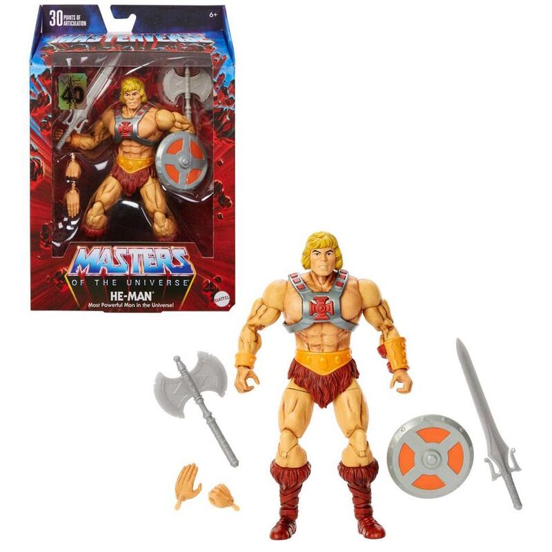 Photo du produit Masters of the Universe Masterverse figurine 2022 40th Anniversary He-Man 18 cm