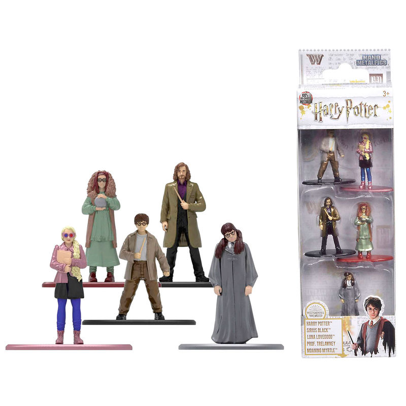 Photo du produit Set 5 figurines metal Harry Potter 4cm