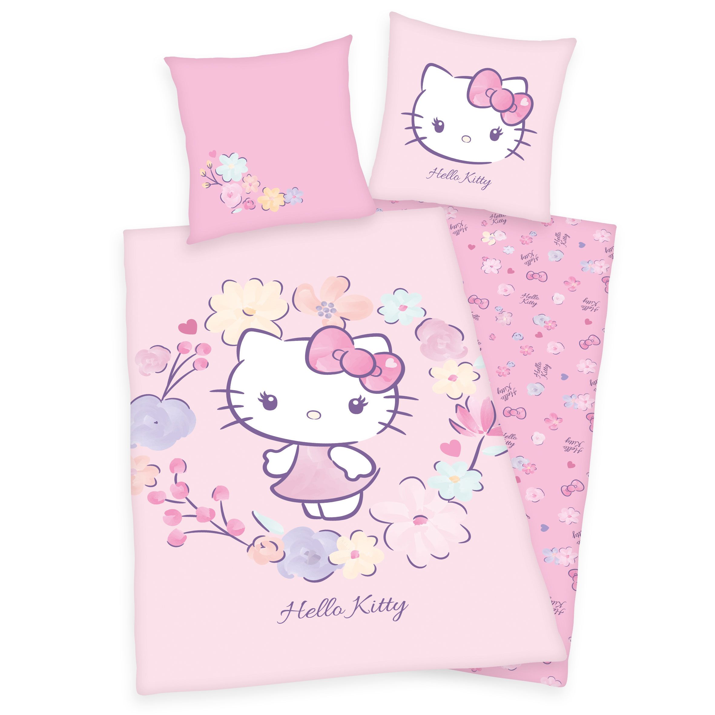 Photo du produit Hello Kitty parure de lit Hello Kitty 135 x 200 cm / 80 x 80 cm