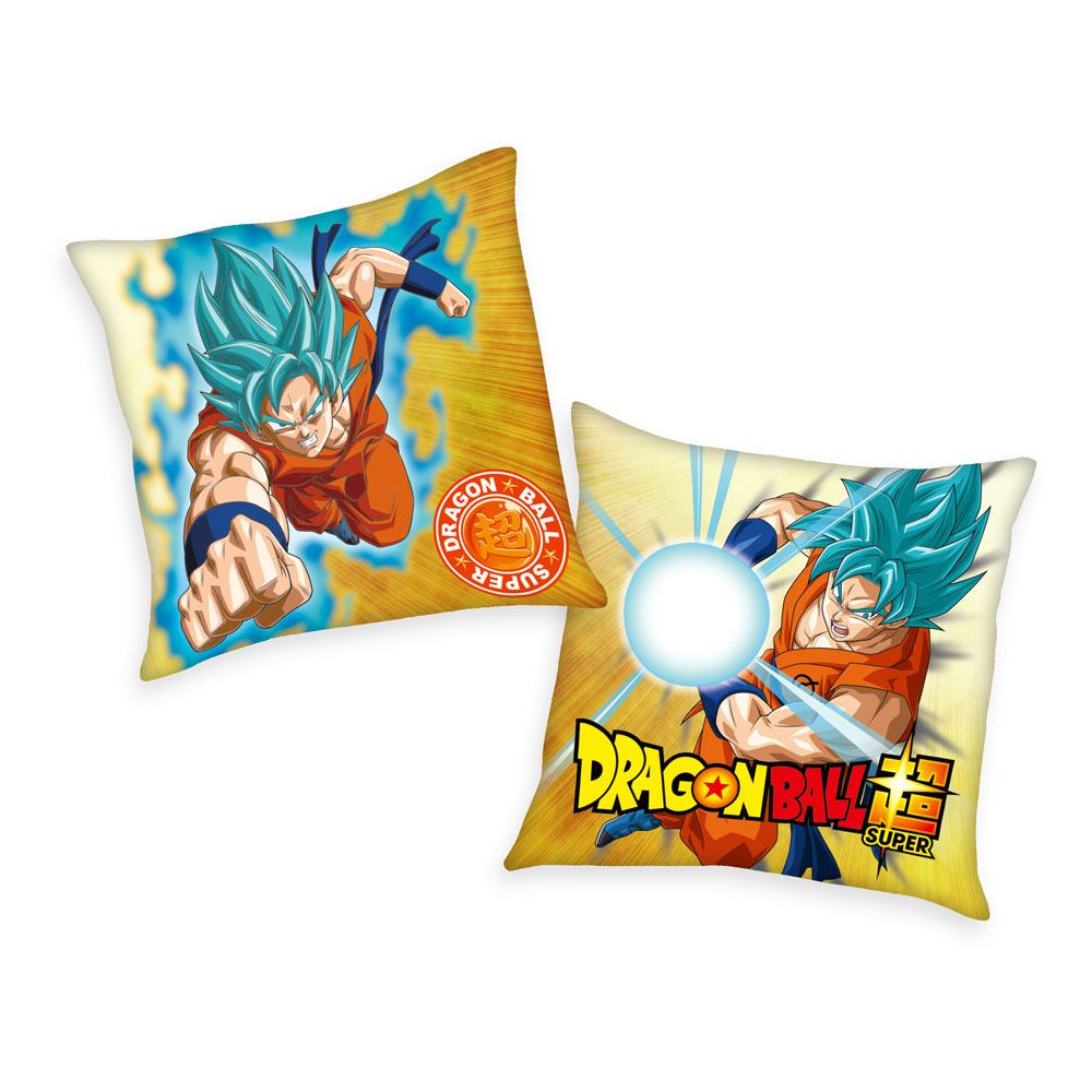 Photo du produit Dragon Ball Super oreiller SSGSS Son Goku 40 x 40 cm