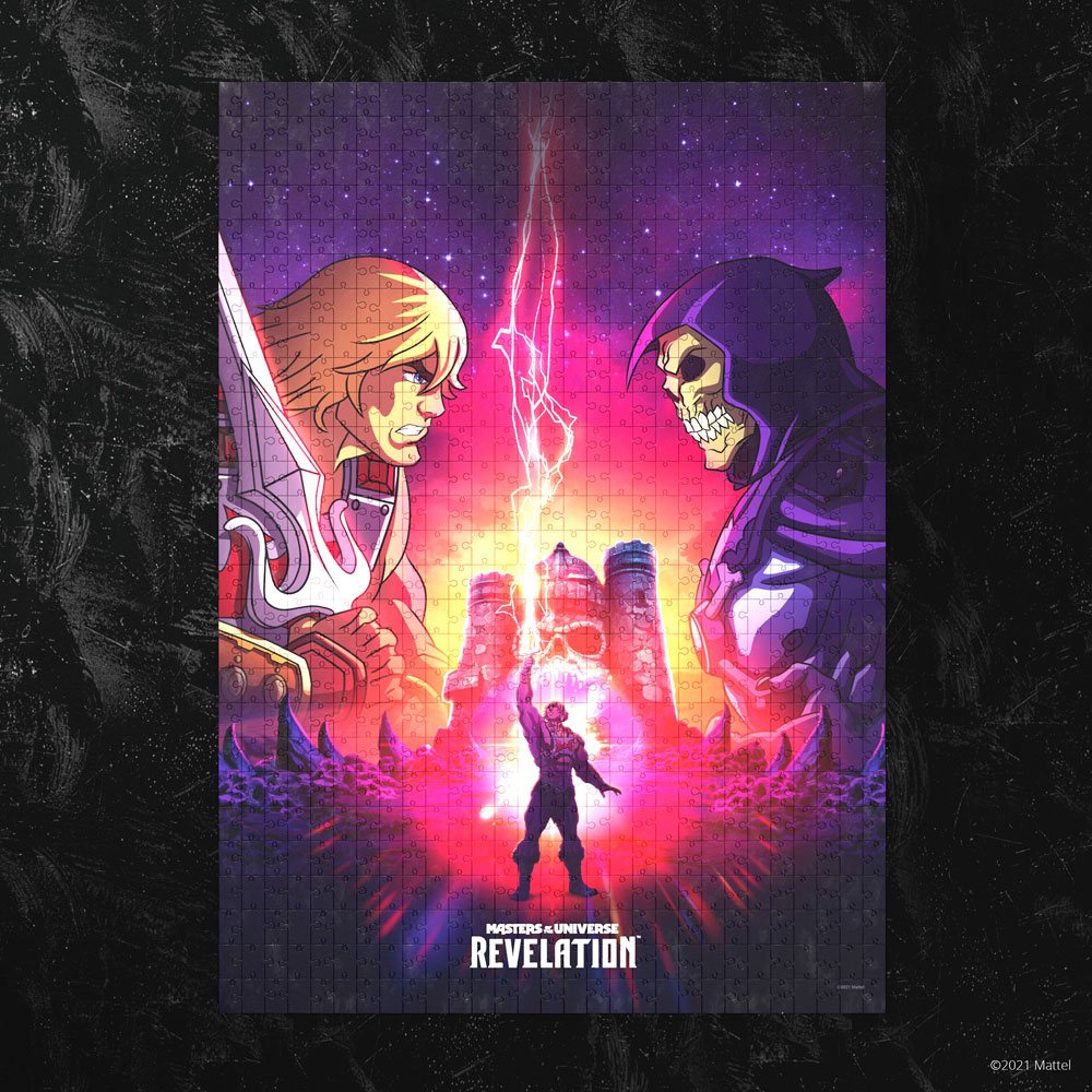 Photo du produit Les Maîtres de l'univers Révélation puzzle He-Man and Skeletor (1000 pièces)