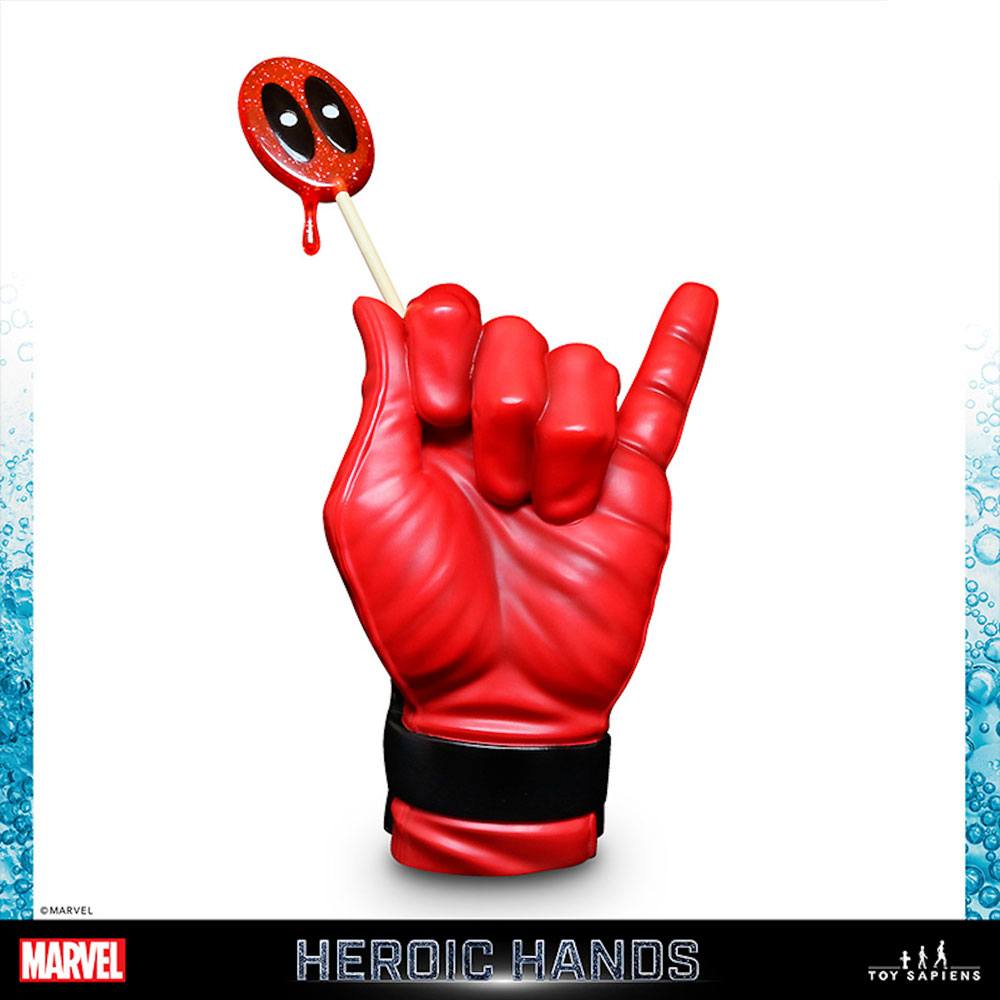 Photo du produit Marvel Heroic Hands statue 1/1 #3A Deadpool 25 cm