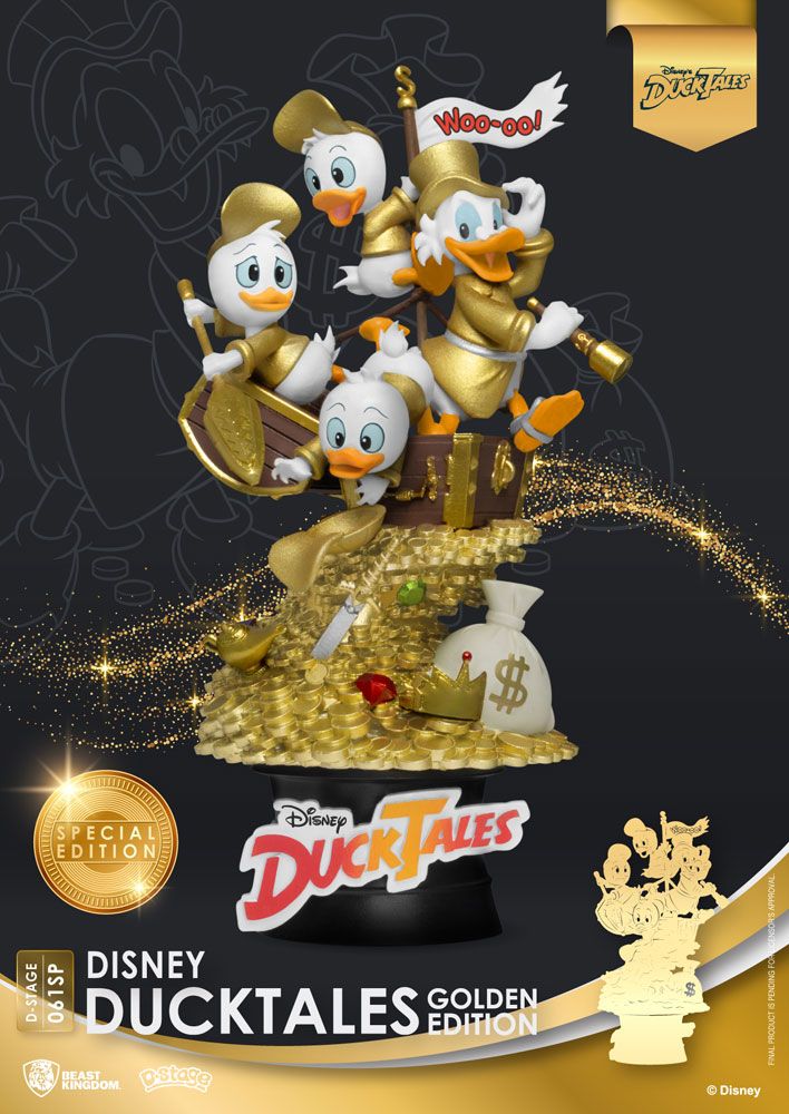 Photo du produit Disney Classic Animation Series diorama D-Stage DuckTales Golden Edition heo EMEA Exclusive