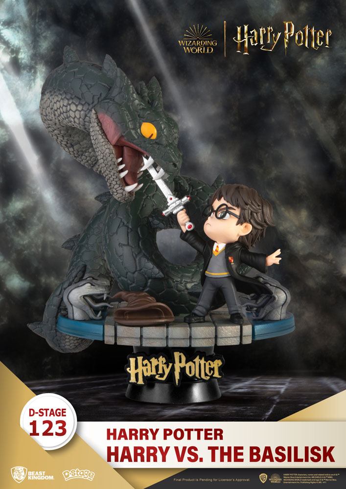 Photo du produit Harry Potter diorama PVC D-Stage Harry vs. the Basilisk 16 cm