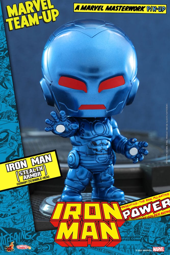 Photo du produit Marvel Comics figurine Cosbaby (S) Iron Man (Stealth Armor) 10 cm