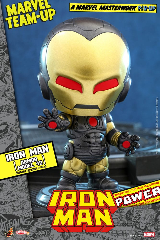 Photo du produit Marvel Comics figurine Cosbaby (S) Iron Man (Armor Model 42) 10 cm