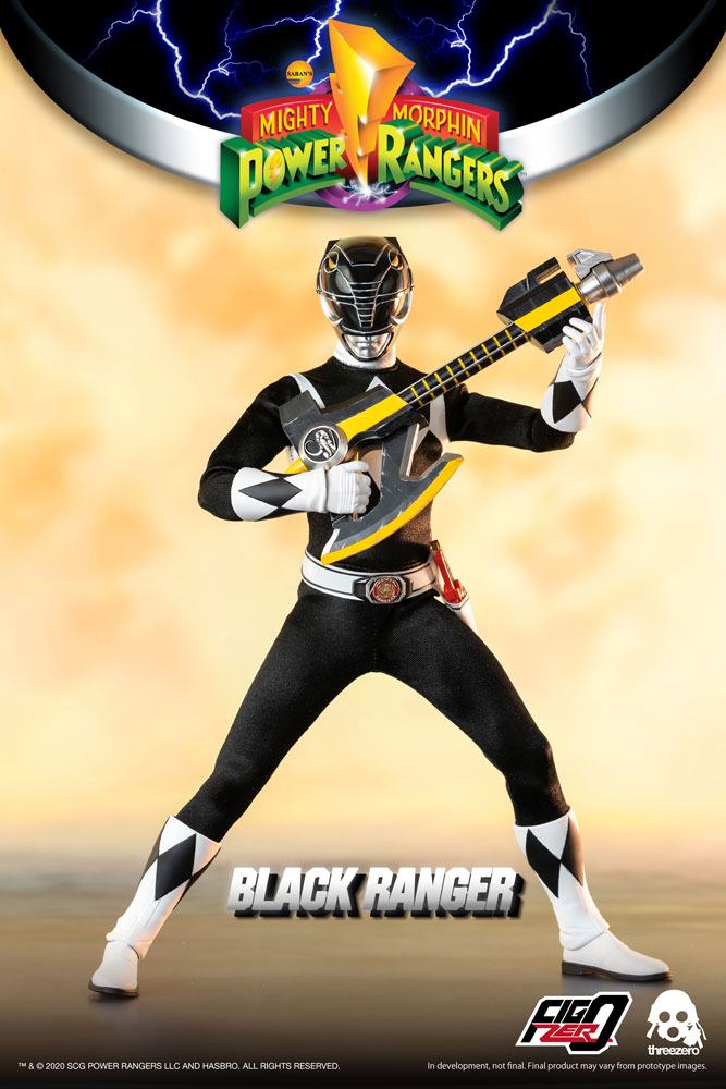 Photo du produit Mighty Morphin Power Rangers figurine FigZero 1/6 Black Ranger 30 cm