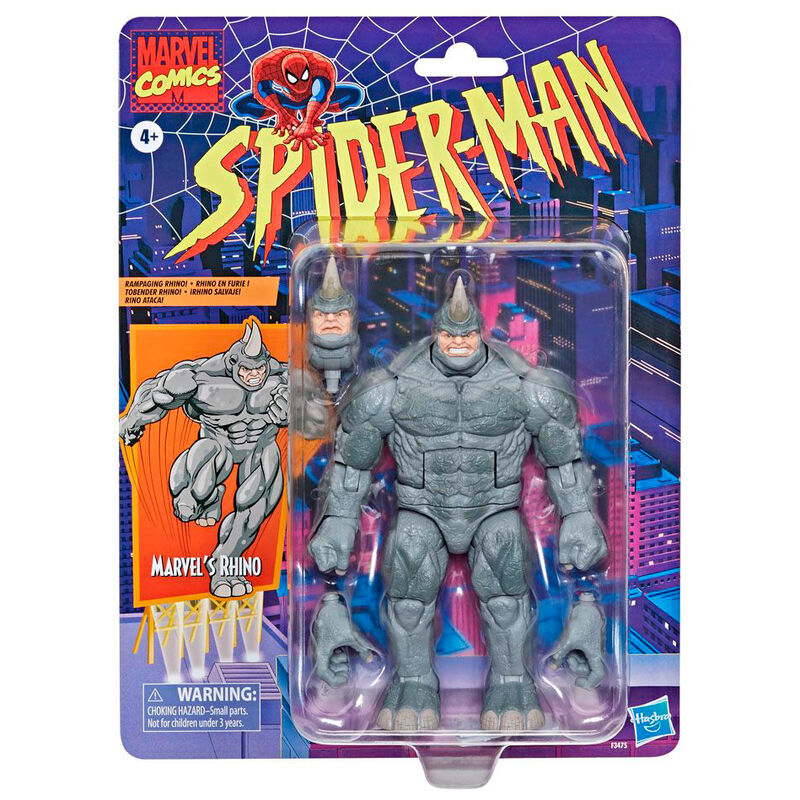 Photo du produit Figurine Rhino Spiderman Marvel Legends 15cm