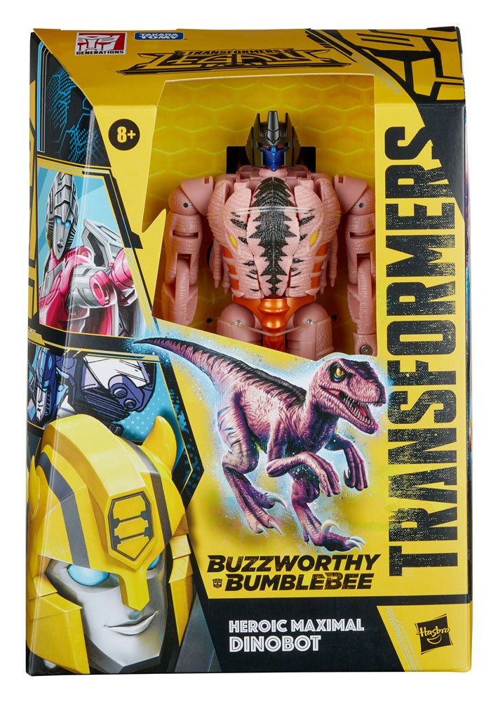 Photo du produit Transformers Generations Legacy Buzzworthy Bumblebee figurine Heroic Maximal Dinobot 18 cm