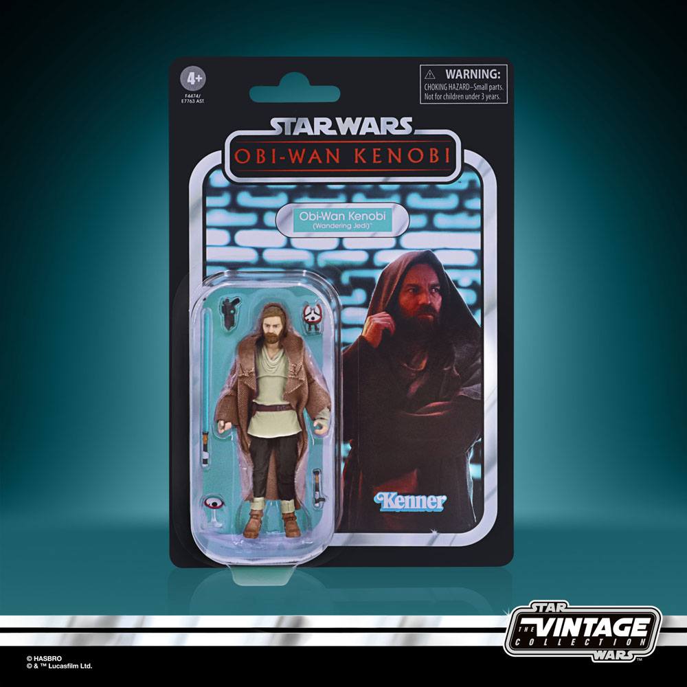 Photo du produit Star Wars Obi-Wan Kenobi Vintage Collection figurine 2022 Obi-Wan Kenobi (Wandering Jedi) 10 cm