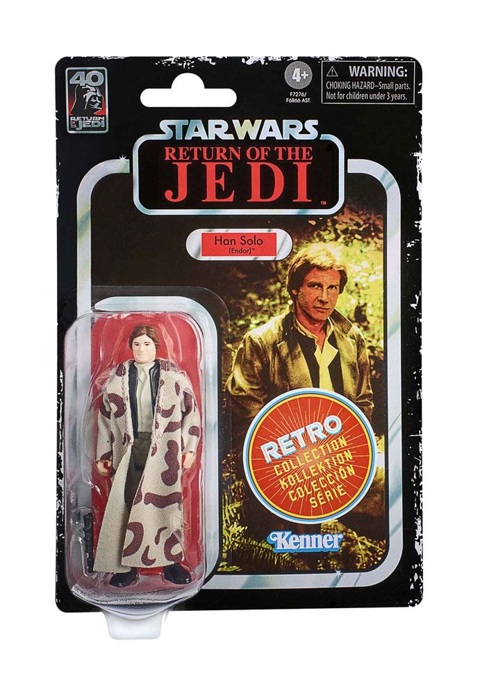 Photo du produit Star Wars Episode VI Retro Collection figurine Han Solo (Endor) 10 cm