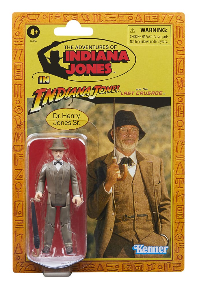Photo du produit Indiana Jones Retro Collection figurine Dr. Henry Jones Sr. (La Dernière Croisade)