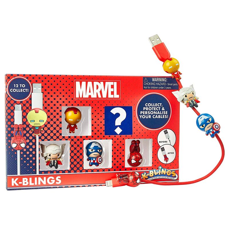 Photo du produit Pack 5 figurines K-Blings Marvel
