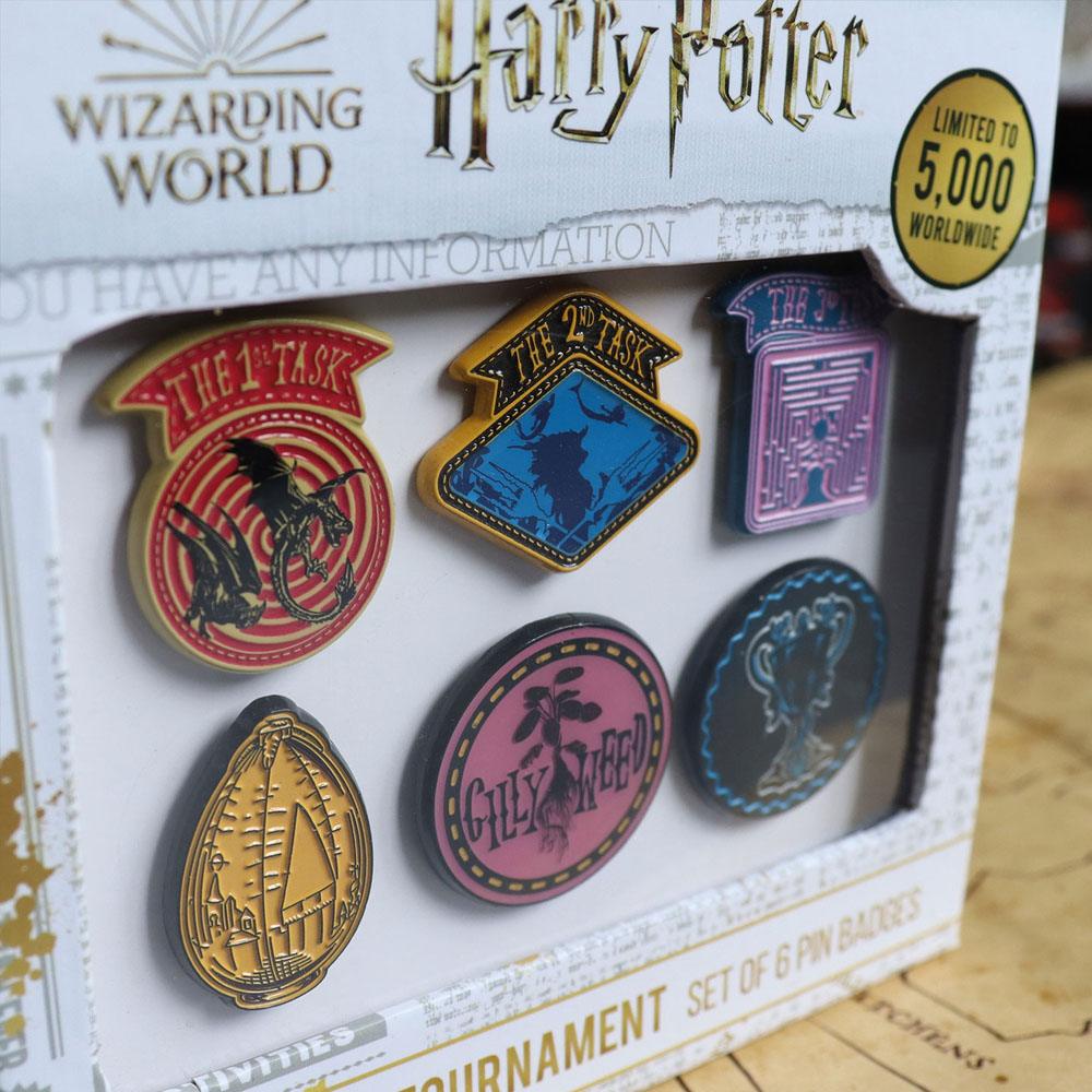 Photo du produit Harry Potter pack 6 pin's Triwizard Tournament Limited Edition