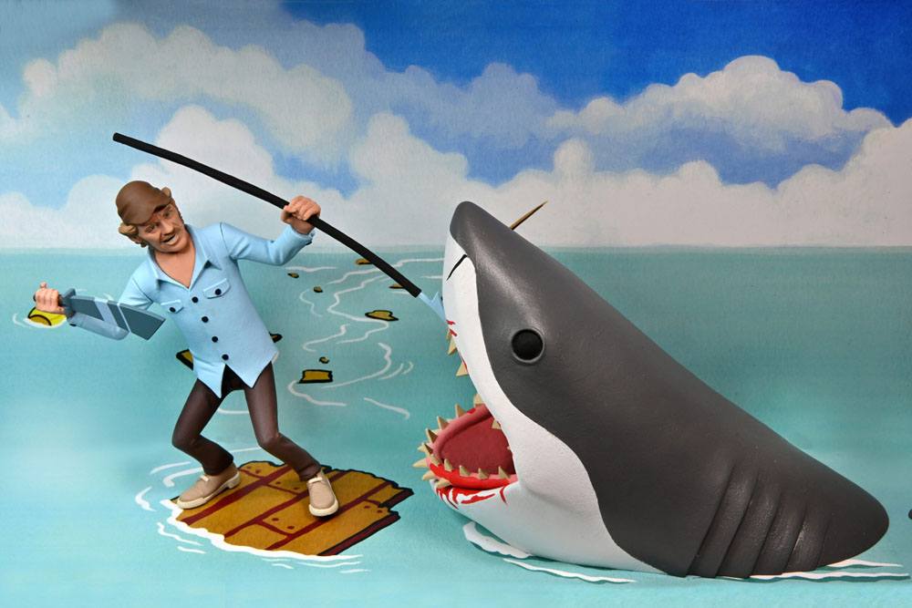 Photo du produit Les Dents de la mer pack 2 figurines Toony Terrors Jaws & Quint 15 cm