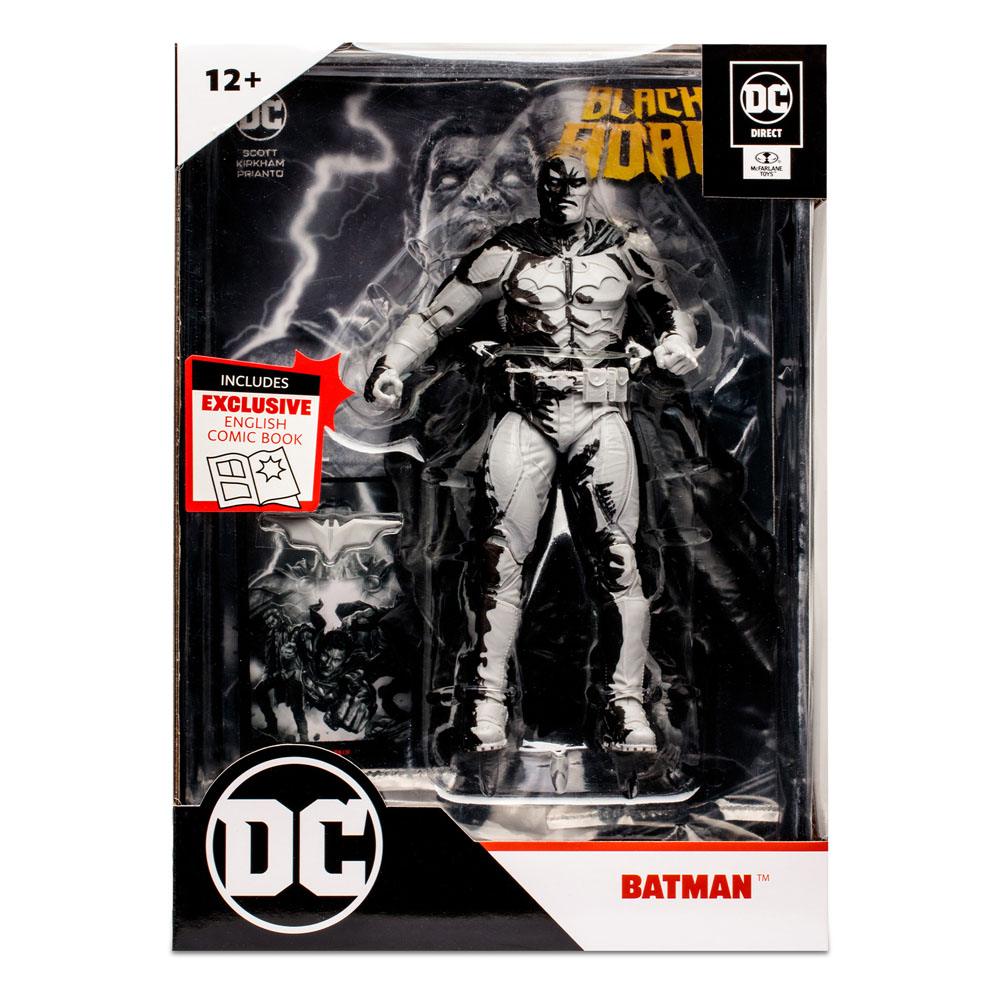 Photo du produit DC Direct figurine et comic book Black Adam Batman Line Art Variant (Gold Label) (SDCC)