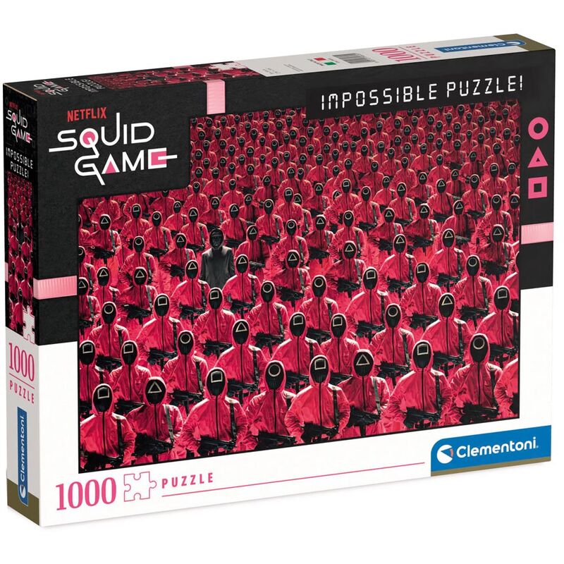 Photo du produit Puzzle impossible le jeu du calamar 1000 pièces