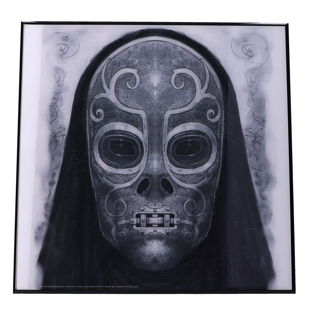 Photo du produit Harry Potter décoration murale Crystal Clear Picture Death Eater Mask 32 x 32 cm