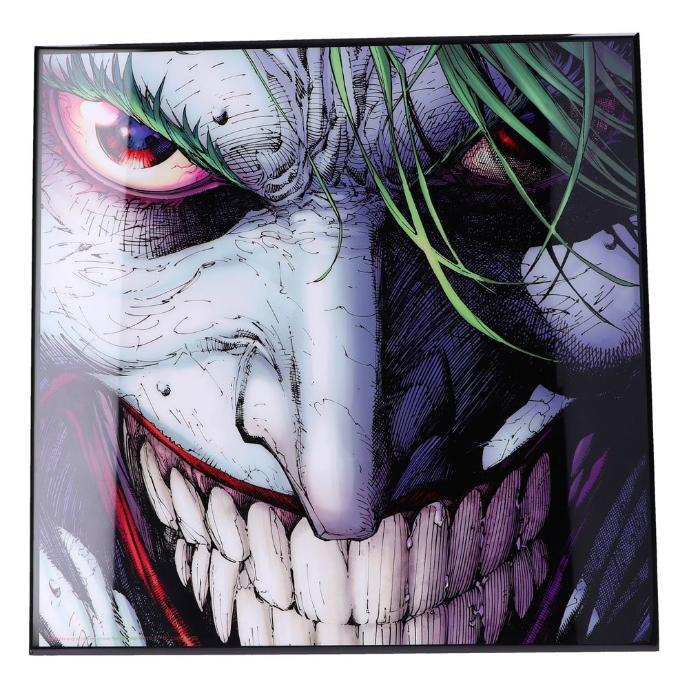 Photo du produit Batman décoration murale Crystal Clear Picture The Joker 32 x 32 cm