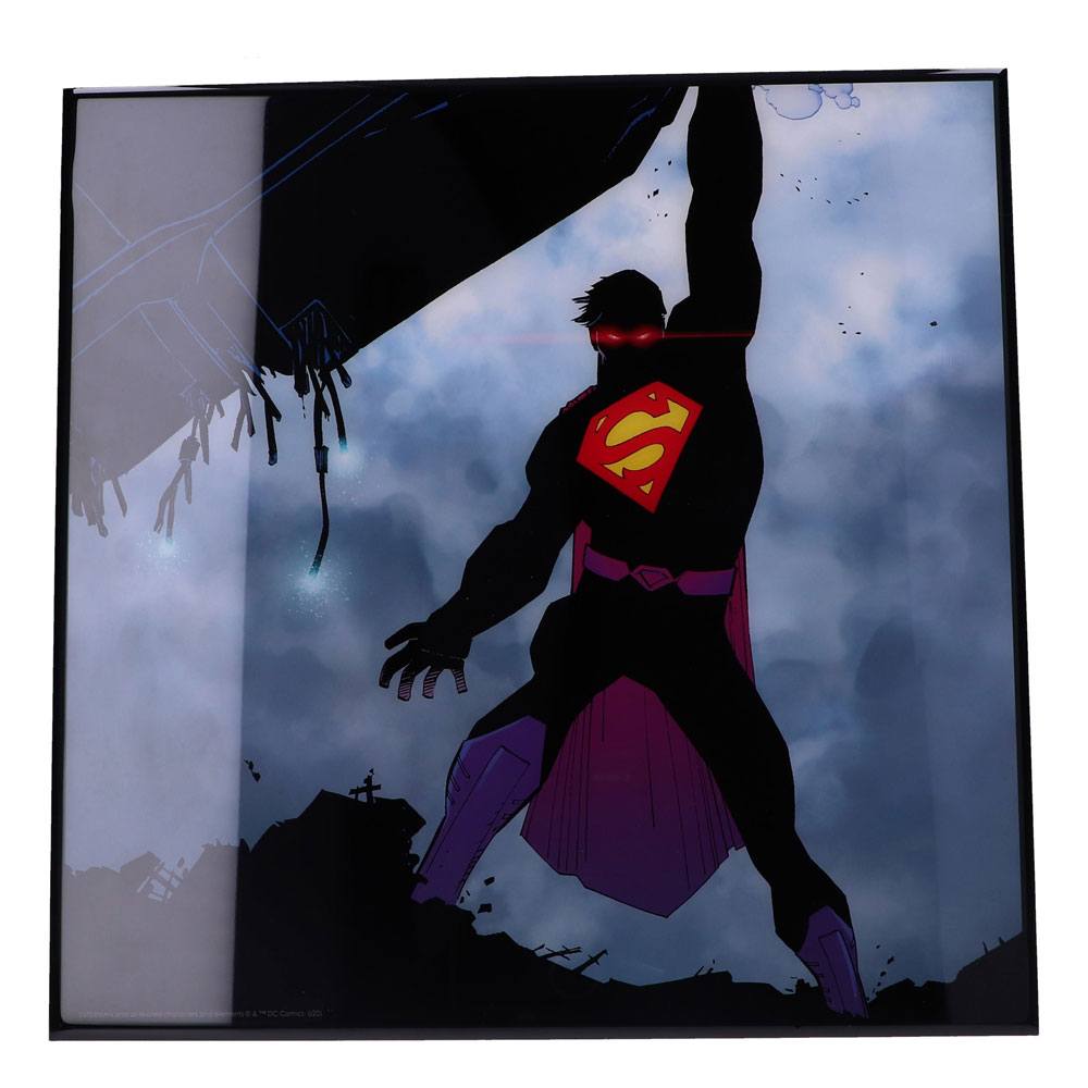 Photo du produit Superman décoration murale Crystal Clear Picture The New 52 32 x 32 cm