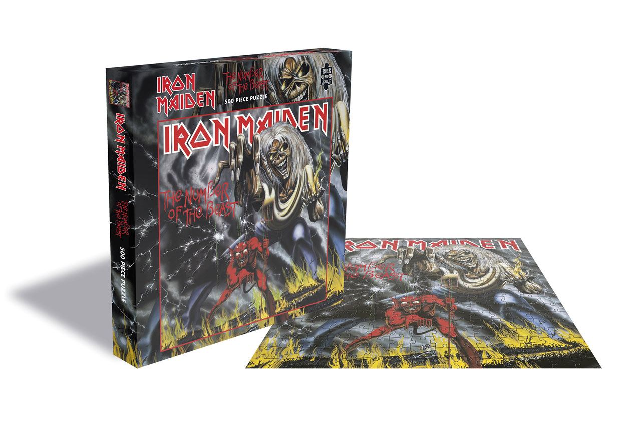 Photo du produit IRON MAIDEN PUZZLE THE NUMBER OF THE BEAST 500 PIECES