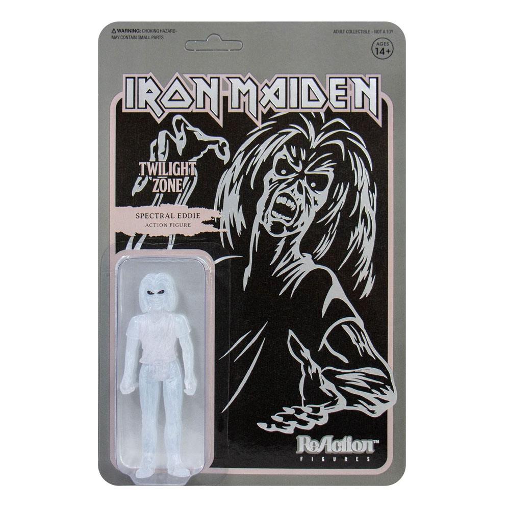 Photo du produit Iron Maiden figurine ReAction Twilight Zone (Single Art) 10 cm