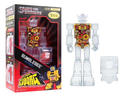 Photo du produit Transformers figurine Super Cyborg Bumblebee (Clear) 28 cm