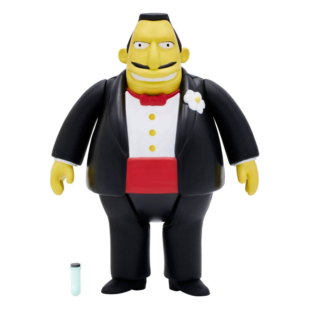 Photo du produit Les Simpson figurine ReAction Wave 1 McBain - Senator Mendoza 10 cm