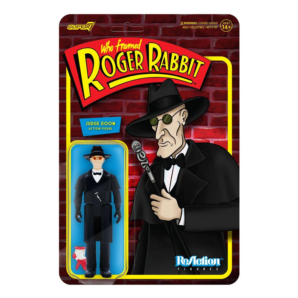 Photo du produit Qui veut la peau de Roger Rabbit figurine ReAction Judge Doom 10 cm