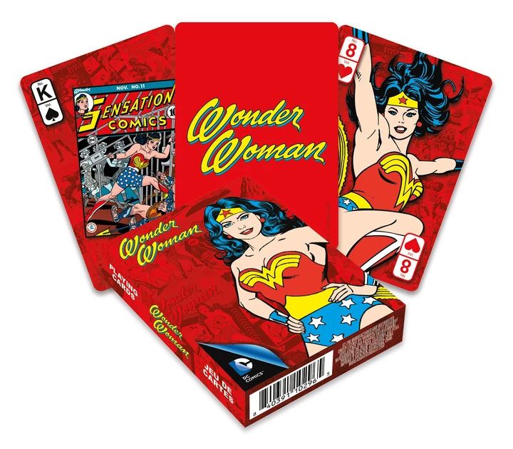 Photo du produit DC Comics jeu de cartes à jouer Retro Wonder Woman