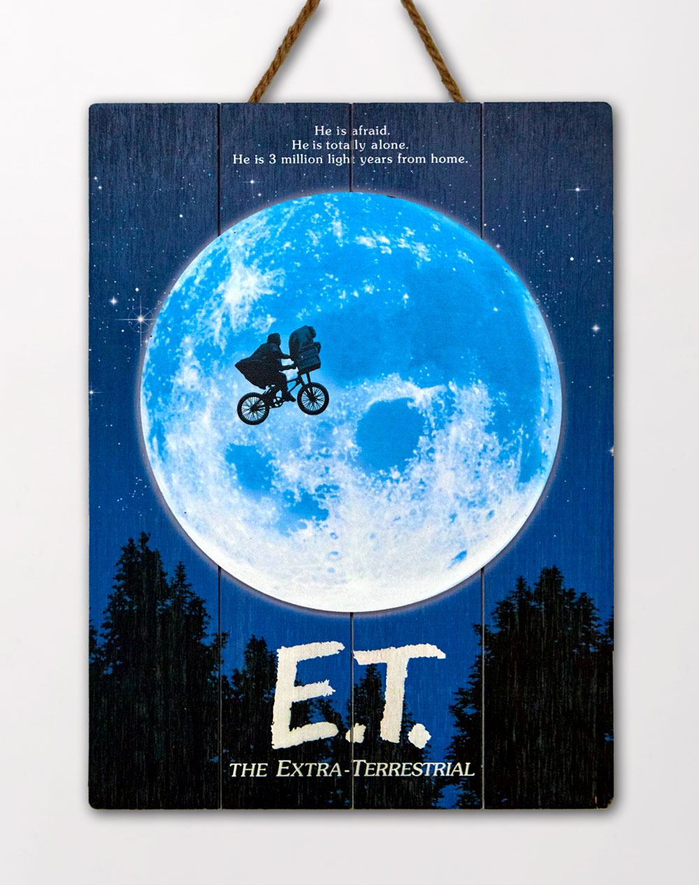 Photo du produit E.T. L´EXTRA-TERRESTRE TABLEAU EN BOIS WOODARTS 3D THE EXTRA-TERRESTRIAL 30 X 40 CM