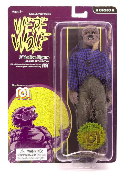 Photo du produit Mego Horror figurine Werewolf (Flocked) 20 cm