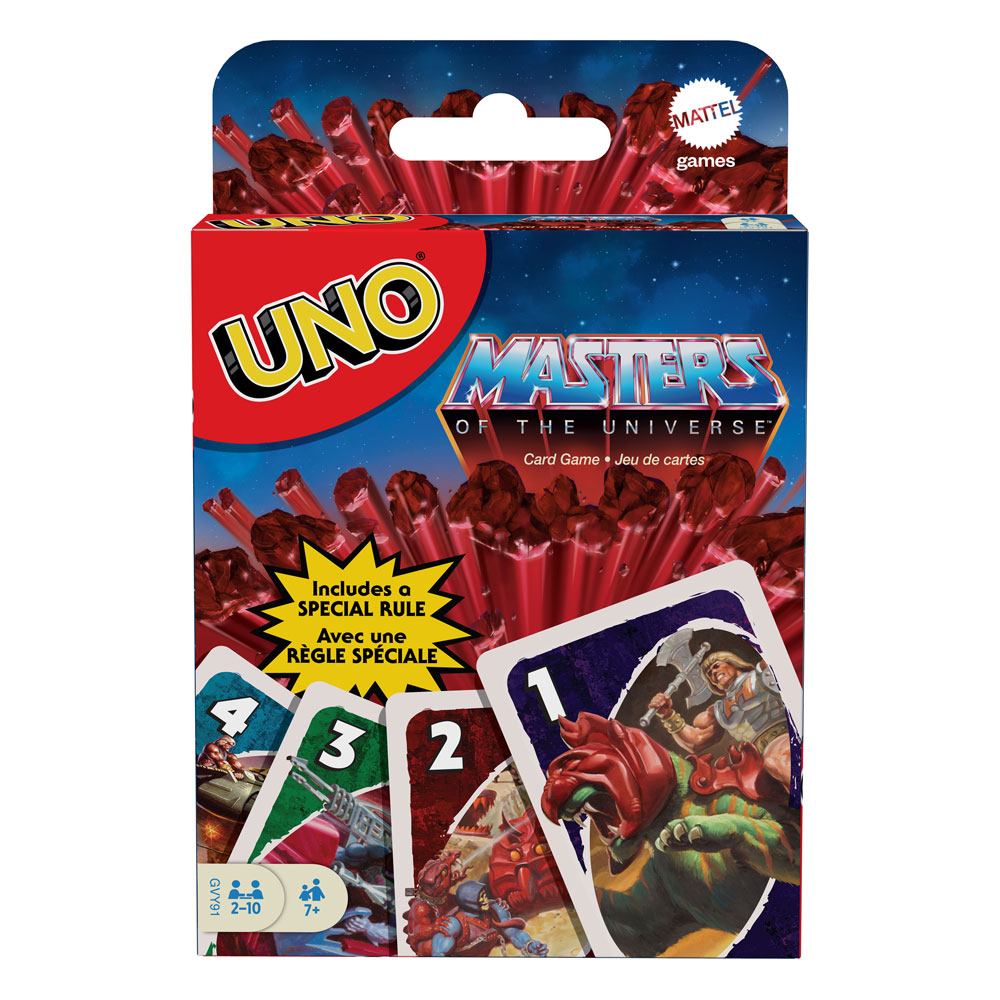Photo du produit Masters of the Universe jeu de cartes UNO