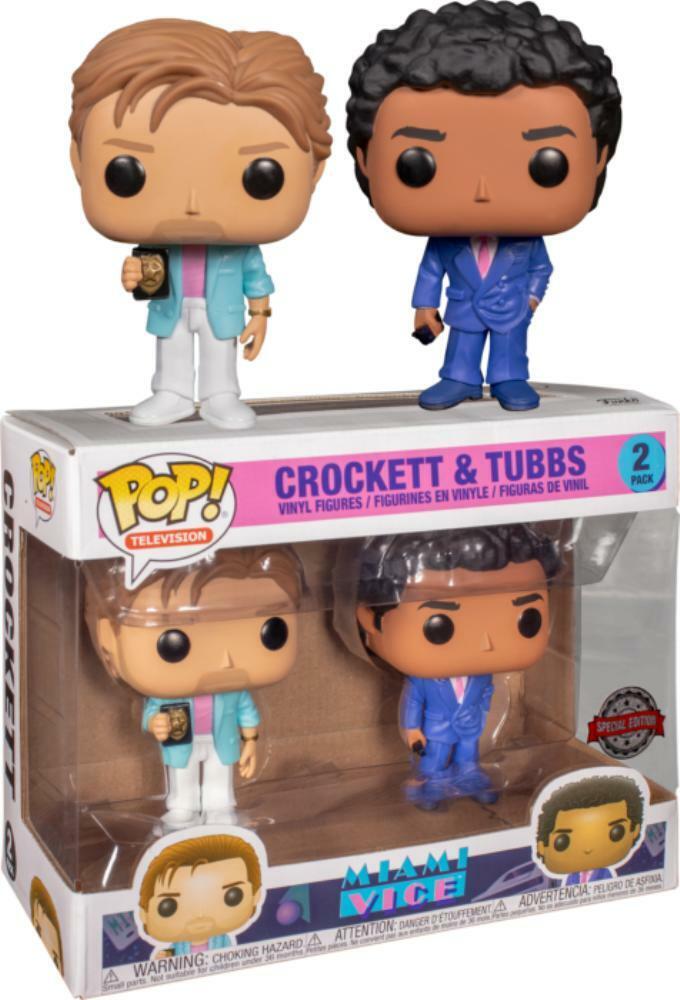Photo du produit Miami Vice pack 2 POP! Vinyl figurines Crockett & Tubbs 9 cm