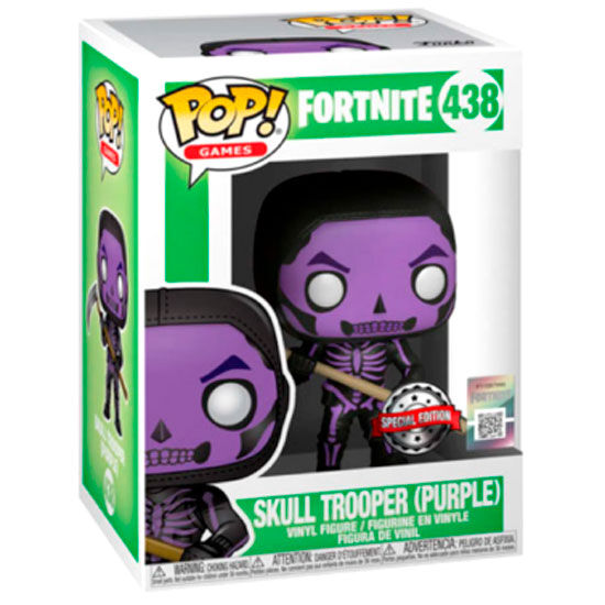 Photo du produit Funko POP Fortnite Skull Trooper Purple Exclusive