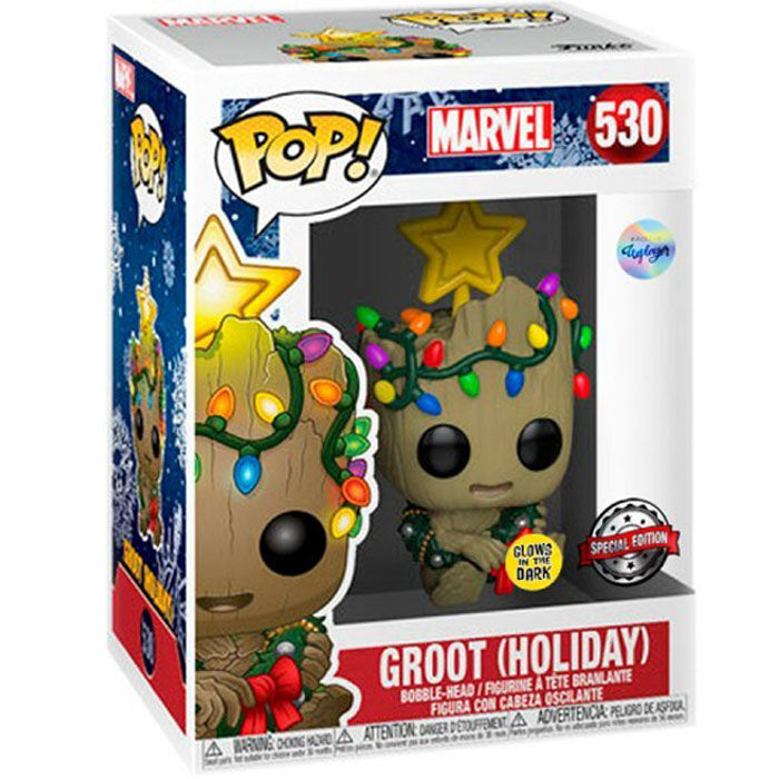 Photo du produit Funko POP Marvel POP Marvel Groot Holiday Christmas Exclusive