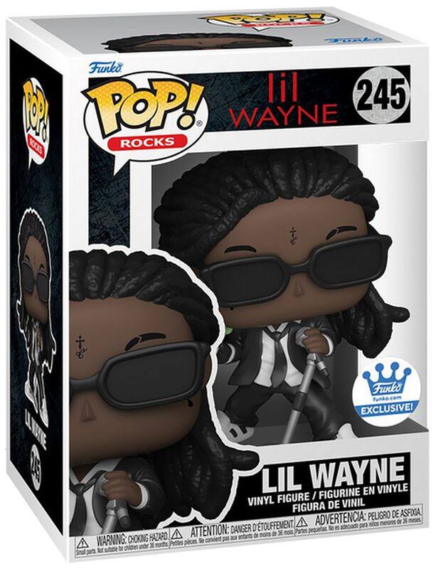 Photo du produit Lil Wayne POP! Rocks Vinyl Figurine Lil Wayne with Lollipop Exclusive