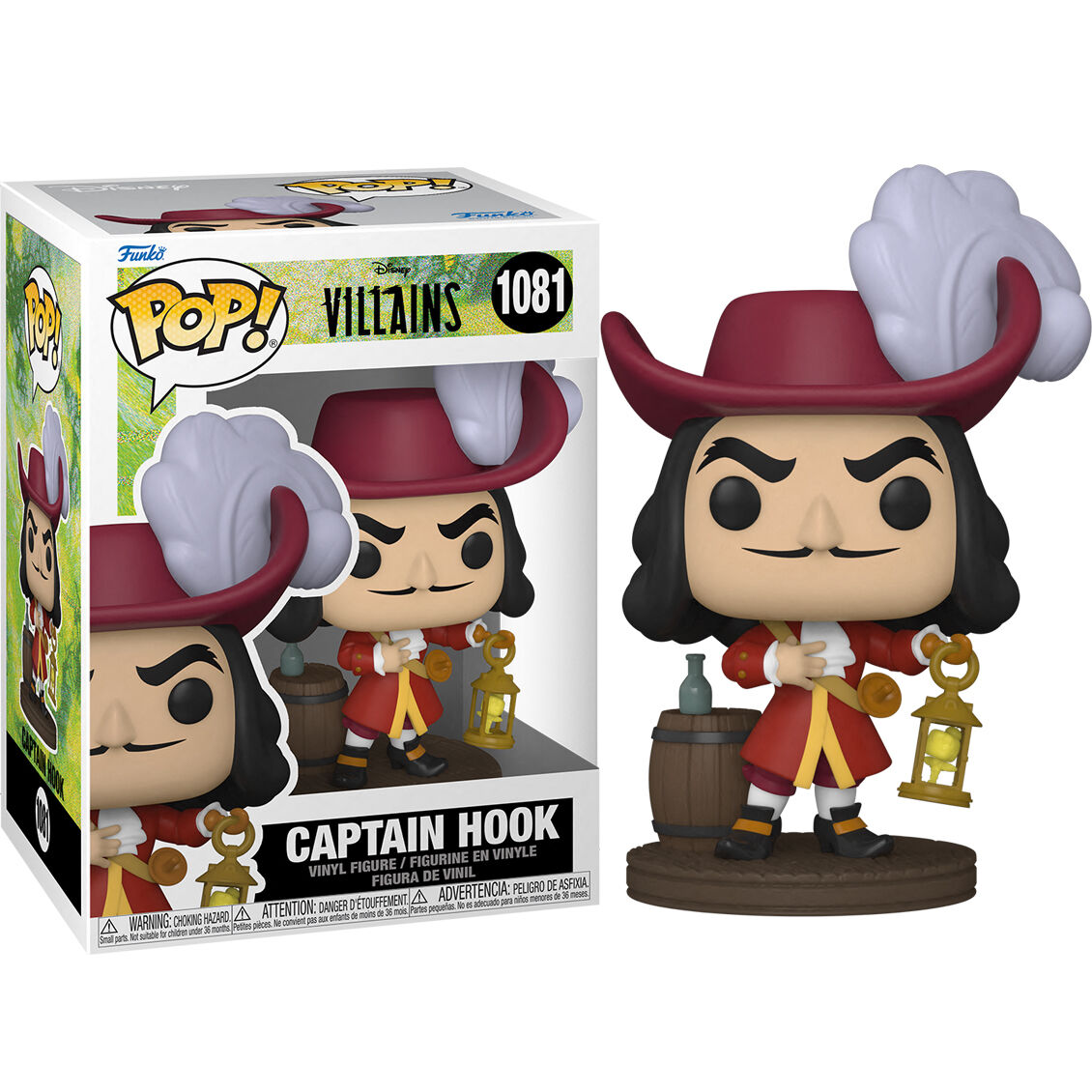 Photo du produit Disney Villains POP! Disney Vinyl figurine Captain Hook