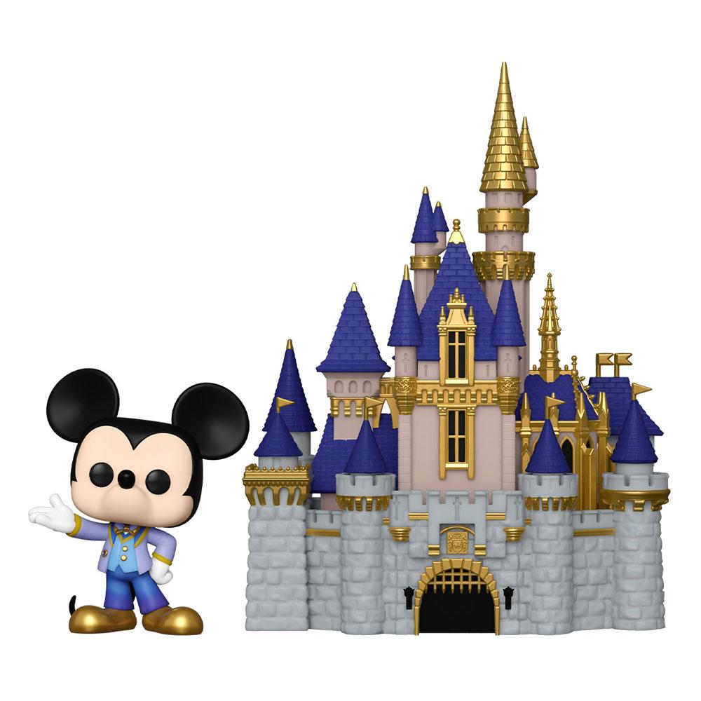 Photo du produit Walt Disney World 50th Anniversary POP! Town Vinyl figurine Castle & Mickey 9 cm