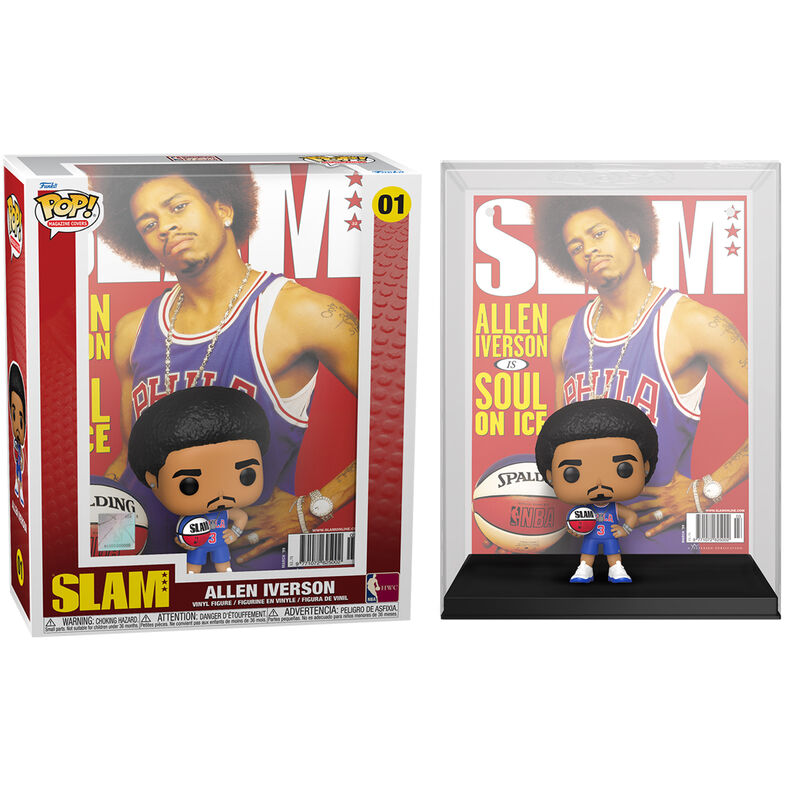 Photo du produit NBA Cover POP! Basketball Vinyl figurine Allen Iverson (SLAM Magazin)