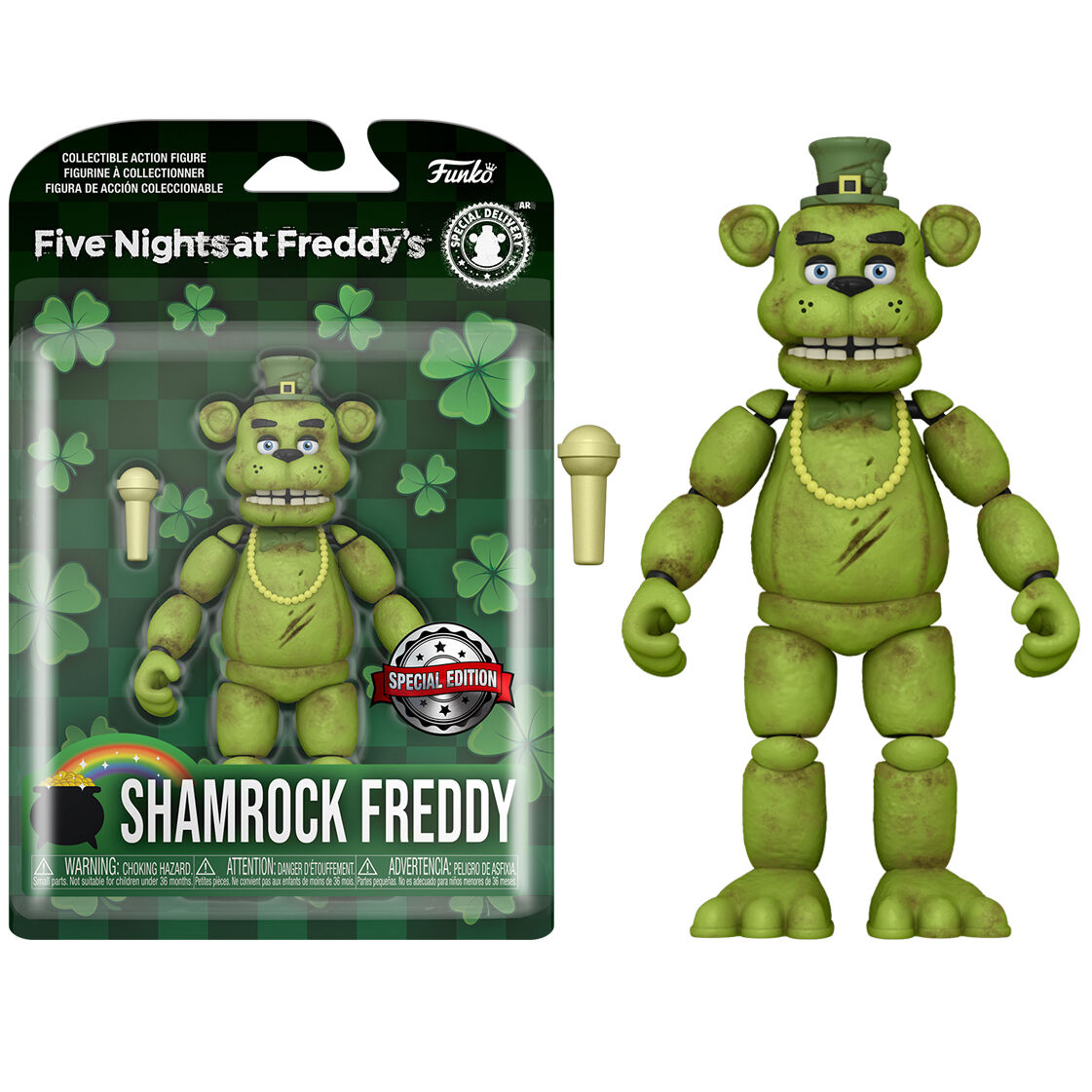 Photo du produit Five Nights at Freddy's figurine Shamrock Freddy 13 cm