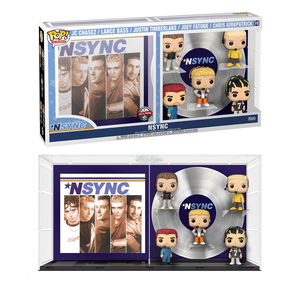 Photo du produit NSYNC pack 5 figurines POP! Albums Vinyl NSYNC 9 cm