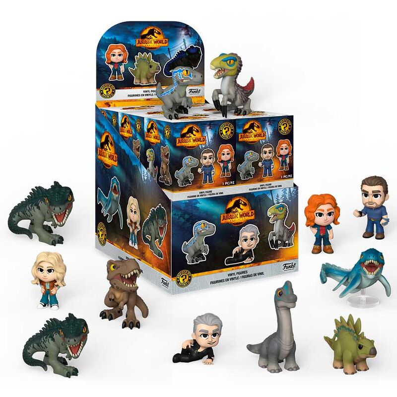 Photo du produit Jurassic World 3 présentoir 12 Mystery Minis figurines 5 cm