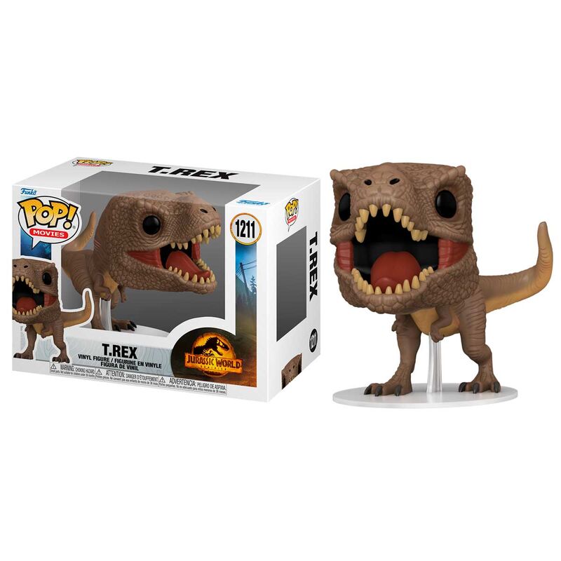 Photo du produit Jurassic World 3 POP! Movies Vinyl figurine T-Rex