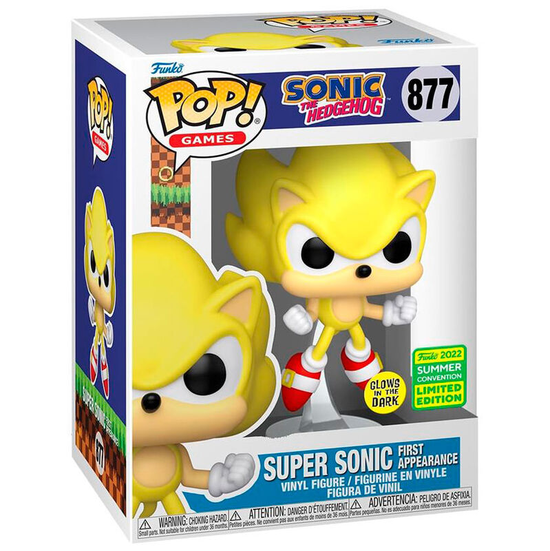 Photo du produit Funko POP Sonic The Hedgehog Super Sonic Exclusive