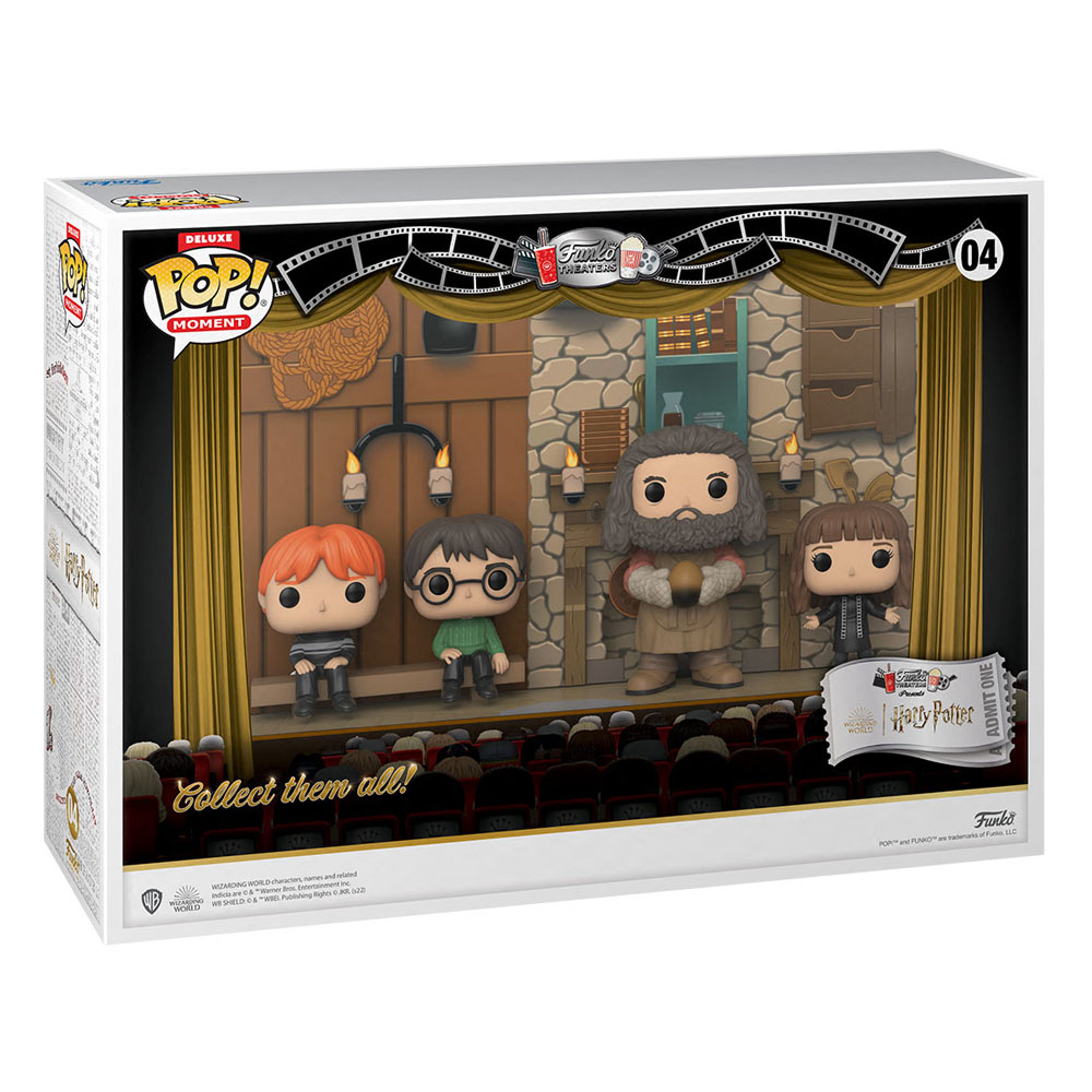 Fandegoodies - Harry Potter pack 2 POP Moments Deluxe Vinyl figurines  Hagrid's Hut 9 cm
